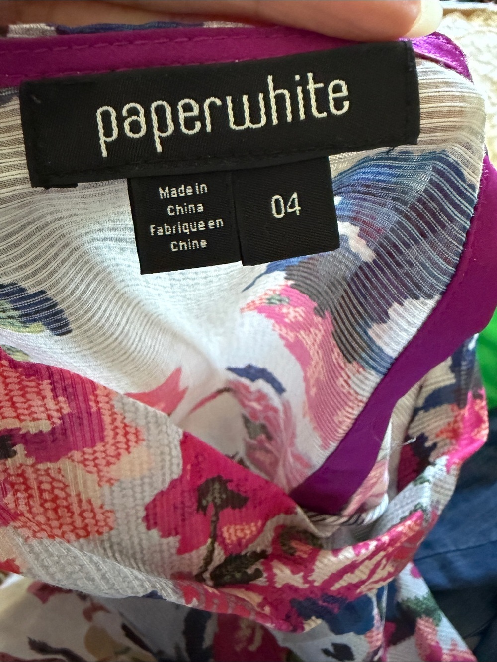 Anthropologie floral top. Size 4. Excellent condition! - Picture 3 of 3